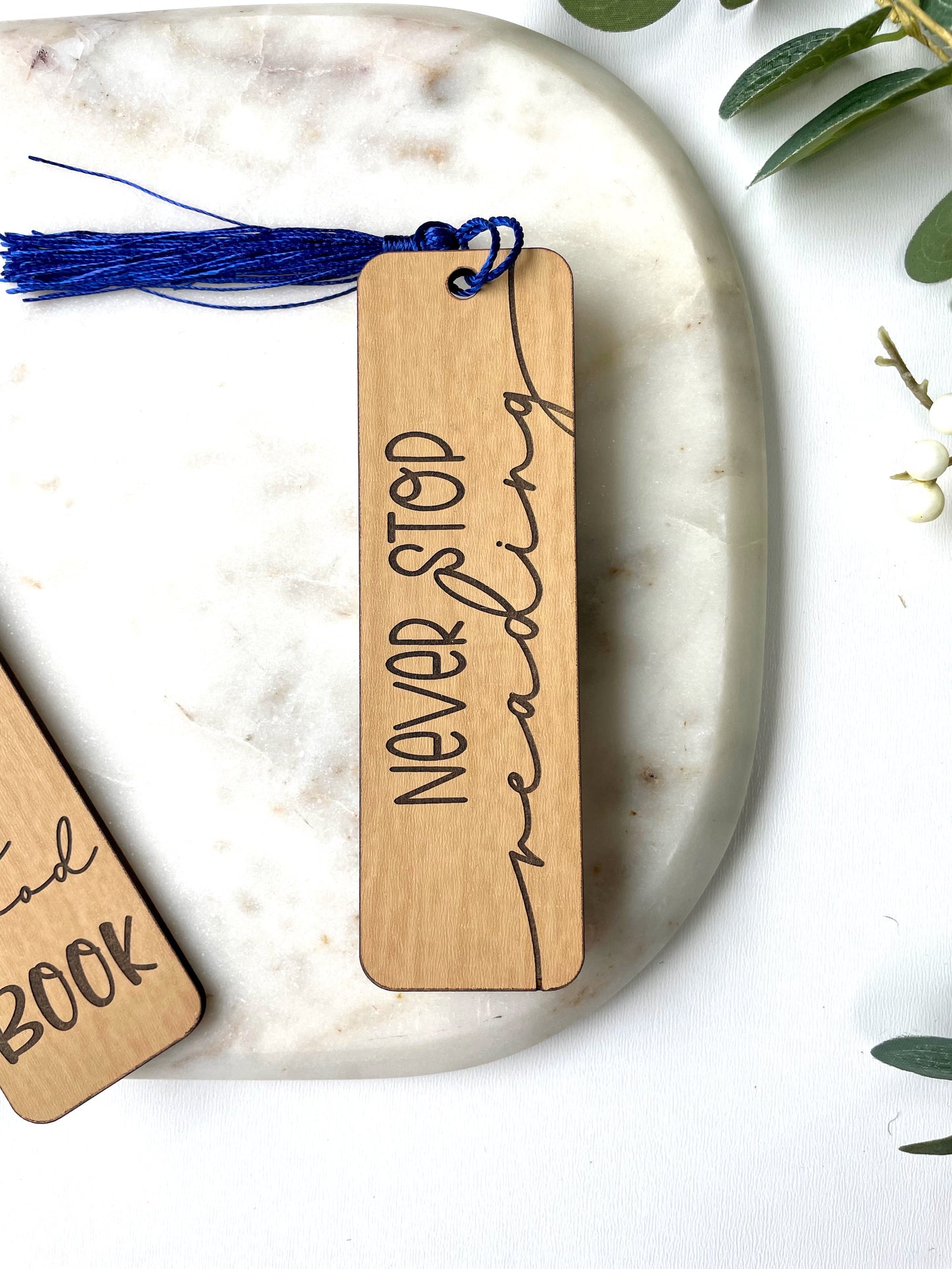 Inspirational Wood Bookmark