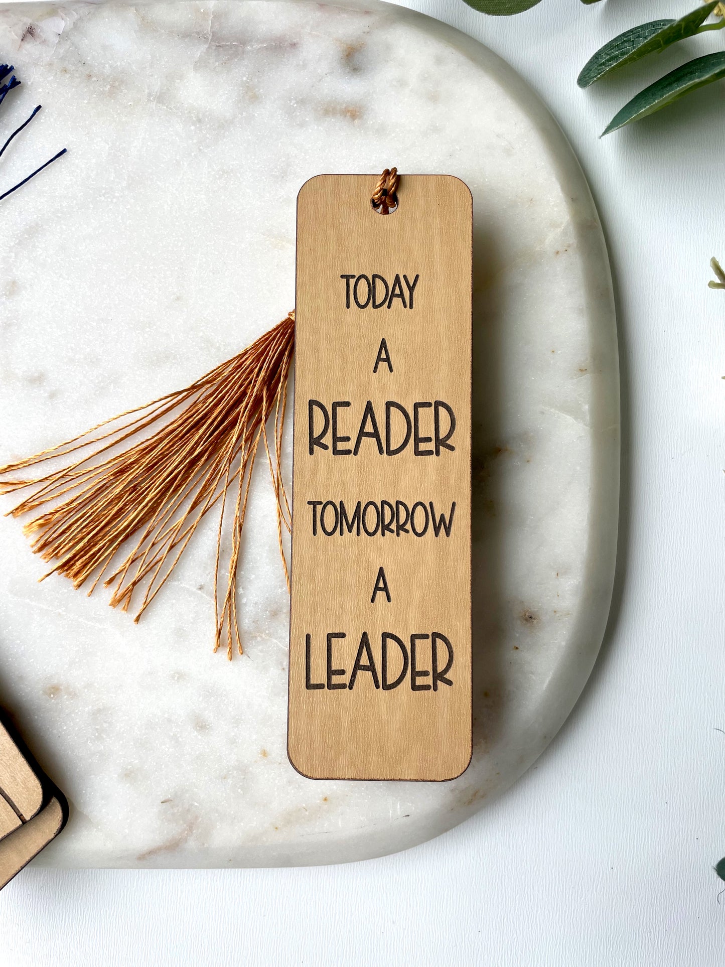 Inspirational Wood Bookmark