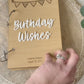 Birthday Card Keepsake Holder